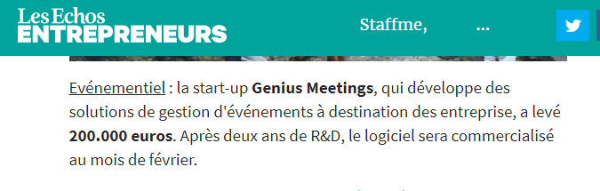 les echos entrepreneur